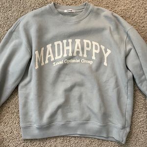 madhappy sage green crewneck